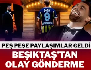 Beşiktaş'tan olay paylaşım! Kerem Aktürkoğlu detayı...