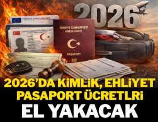 2026 zamlarla geliyor... Ehlilyet,  kimlik, pasaport